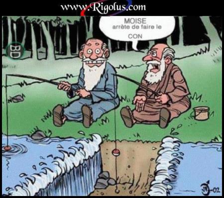 Moise et son ami, enfin heu...